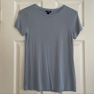 Express, pale blue t-shirt, size XS